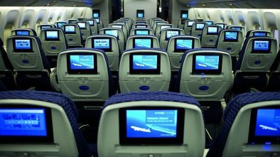 Una tendencia a la desaparición de las pantallas de entretenimiento en los aviones